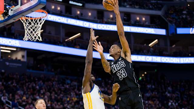Brooklyn Nets center Nic Claxton 